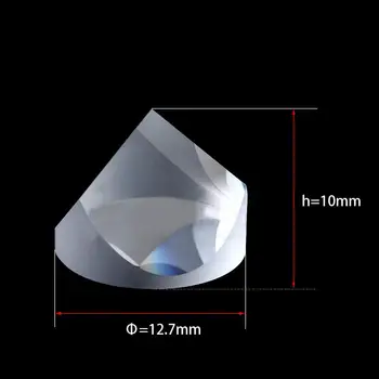 Оптическая Стеклянная Пирамидальная призма K9 12,7x10 мм, Физический Рефрактор, Оптика светового спектра