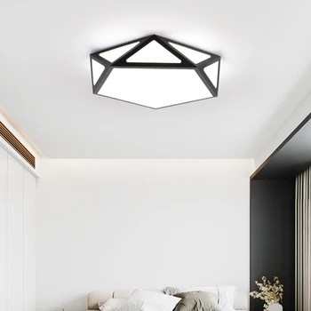 Ультратонкие светодиодные потолочные светильники, креативная геометрическая лампа для спальни, гостиной, Простой современный индивидуальный кабинет, Балкон, Лампы для прохода