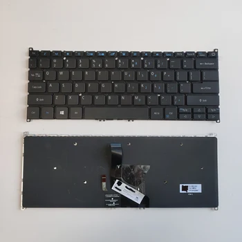 Новая американская раскладка для Acer SF313 Черная клавиатура ноутбука с подсветкой Оригинал 40PTDH8638