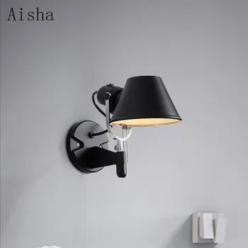 Промышленный настенный светильник с качающимися бра для гостиной, прикроватной тумбочки в спальне, кабинета, складная винтажная креативная лампа для чтения