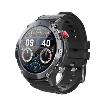 Мужские смарт-часы C21 с Bluetooth-вызовом, водонепроницаемые военные фитнес-браслеты, трекер для Android iOS, умные часы для занятий спортом на открытом воздухе