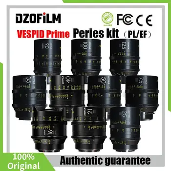 Полнокадровый кинообъектив DZOFilm VESPID PRIME 16mm T2.8 21/25/35/40/50/75/100/125 мм T2.1 и макро 90 мм T2.8 для семейства байонетов PL или EF