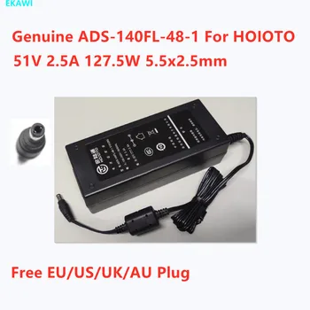 Подлинный HOIOTO ADS-140FL-48-1 510128G 51V 2.5A 127.5W 5.5x2.5mm Адаптер Переменного Тока Для Зарядного устройства