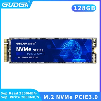 Твердотельный накопитель GUDGA NVMe M2 SSD 128 ГБ Твердотельный Накопитель PCIe Gen3.0*4 SSD 2280 M.2 Nvme Ssd M.2 Внутренний Твердотельный Накопитель Для Настольного ноутбука