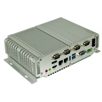 Горячая продажа промышленного прочного безвентиляторного ПК I5 Dual LAN 6 * RS232 COM barebone system настольный компьютер