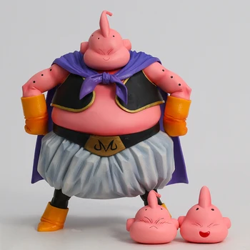 Dragon Ball Fat Buu Boo с 2 Сменными головками, Коллекционная фигурка, Игрушечная модель, Статуэтка