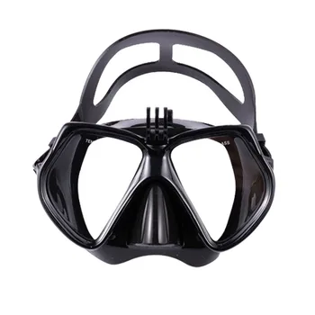Профессиональная подводная маска, камера, маска для дайвинга, плавательные очки, трубка, держатель камеры для подводного плавания для GoPro