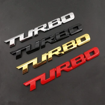 3D Металлическая Эмблема TURBO Автомобильная Наклейка На Кузов Значок Задних Ворот Ford Focus ST RS Fiesta Mondeo Tuga Ecosport Fusion Для Укладки Автомобилей