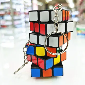 3,5 СМ Кубик Рубика Брелок Подвеска Маленький Подарок Кубик Рубика Брелок Для Ключей Оптом Детский Интеллект Мини Кубик Рубика Брелок