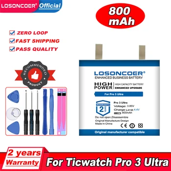 Аккумулятор LOSONCOER емкостью 800 мАч для ваших часов Ticwatch Pro 3 Ultra Cells: гарантия от LOSONCOER Digital Battery!