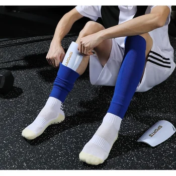 Футбольные носки для телят футбольные протекторы длинные футбольные носки для ног фиксированные носки наружные носки для защиты телят