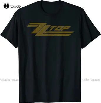 Новый Zz Top - Классическая футболка с логотипом, хлопковая футболка, футболки, футболки на заказ, футболка с цифровой печатью для подростков Aldult, унисекс