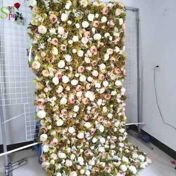 SPR roll up flower wall Искусственный фон для свадебного торжества, украшения для дома, бесплатная доставка
