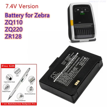 Портативный аккумулятор для принтера 1100 мАч P1070125-008, P1071566, P1071565, P1077747 для Zebra ZQ110, ZQ220, ZR128 версии 7,4 В
