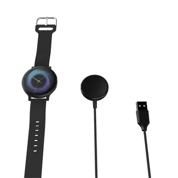 Q1 Зарядное устройство для смарт-часов Samsung Galaxy Watch Active SM-R500, подставка для беспроводного зарядного устройства, магнитный кабель USB для быстрого зарядного устройства