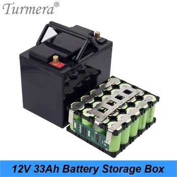 Ящик для Хранения Батареек Turmera 12V 33A с Держателем Батареи Lifepo4 4X5 32700 4S Баланс 40A BMS Никель для ИБП и Систем Solor