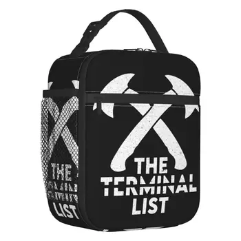 The Terminal List Телешоу, фильм, изолированная сумка для ланча для женщин, сменный термоохладитель, ланч-бокс для еды, Работа, школа, путешествия