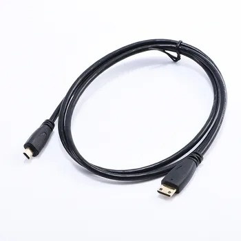 Для проектора GoPro Sony Общедоступный кабель 0,3 м 1,8 м Высочайшего качества 1080p 3D Micro HDMI-совместимый с кабелем Mini HDMI-совместимый