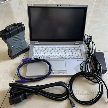 ноутбук CF-AX2 i5CPU + мультиплексор MB STAR C6 mb SD Connect C6 x-entry d-as 2023.06 для диагностических инструментов Mercede