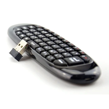 Мини-Воздушная мышь Fly Air Mouse Беспроводная клавиатура Airmouse для 9.0 8.1 Android TV Box/PC/TV Smart TV Mini 2.4G (C120)