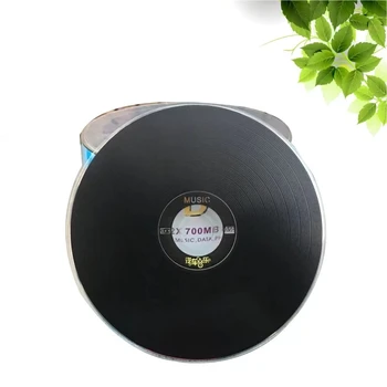 Оптовая продажа, 5 дисков класса A + 52x 700 МБ Пустой черный CD-R с одной стороны