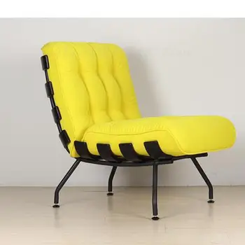 Новый дизайнерский односпальный диван из скандинавской креативной ткани, кресло для отдыха, гостиная, спальня, средневековый стул