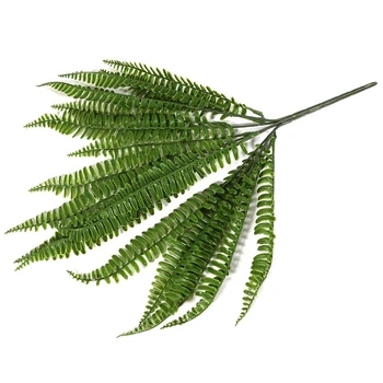 8X7 Ветвей Зеленого искусственного растения Цветочный Персидский лист Цветок Офис Дом Сад