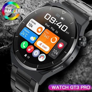 Новые мужские смарт-часы Watch GT3 Pro с пользовательским набором номера для ответа на вызов, спортивный Фитнес-трекер, мужские часы, водонепроницаемые умные часы для Huawei