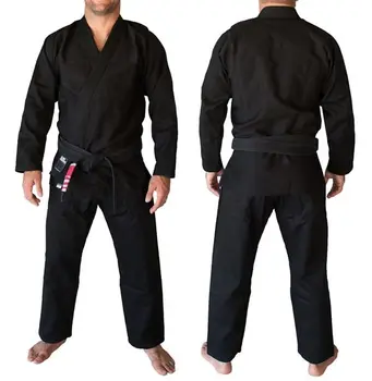 УНИСЕКС 3 вида цветов черный/синий/белый чистый хлопок одежда для боевых искусств дзюдо дзюдоги BJJ тренировочные костюмы джиу-джитсу Униформа для джиу-джитсу