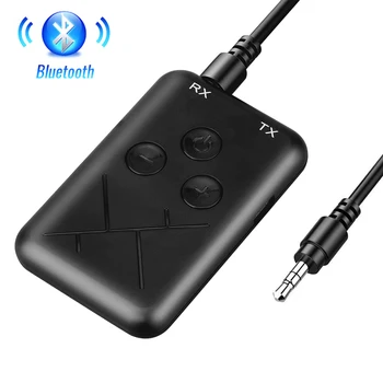 Приемник-передатчик Bluetooth 2 в 1 Стерео APTX Беспроводной аудиоприемник Aux 3,5 мм Разъем RCA Автомобильный адаптер для телевизора ПК BT 5.0 4.2