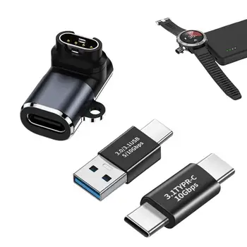 Тип C/IOS USB-Кабель Для Зарядки Адаптер Зарядное Устройство Конвертер Для Garmins Fenix 7 6 5 Venu 3 4 Разъем Порта Зарядного Устройства
