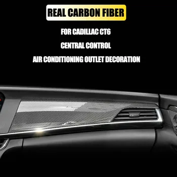 Для Cadillac CT6 2016-2023 Внутренняя Центральная Панель Управления Дверной Ручкой 3D 5D Наклейки Из Углеродного Волокна Наклейки Для стайлинга Автомобилей Аксессуары