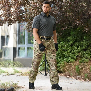 Военные костюмы, тактическая мужская одежда для охоты, камуфляжные многокамерные мужские брюки-карго, боевая форма, армейская рубашка для страйкбола, Корейская одежда