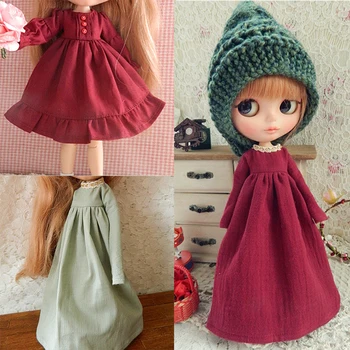 Новая одежда для куклы Blyth, кружевное Платье, Пижама, Длинная футболка, Винтажная юбка Принцессы для Ymy Licca Azones, Ob24, Ob27, Аксессуары для кукол