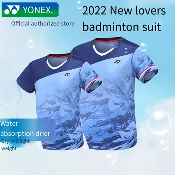 YONEX sport Jersey спортивная одежда спортивная одежда для бадминтона 2022 с коротким рукавом для мужчин и женщин 110272