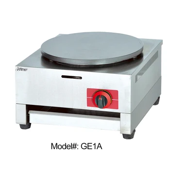 Электрическая газовая блинница GE1A коммерческая машина для приготовления блинчиков с одной двухголовочной машиной для приготовления блинчиков для кухонного оборудования