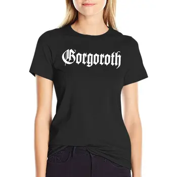 Футболка Gorgoroth, футболка оверсайз, одежда в стиле хиппи, женские летние блузки 2023