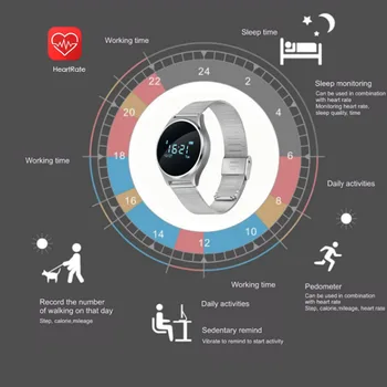 Бесплатная доставка новейшее поступление Смарт-часов Smartband Bluetooth Кровяное давление Сон Монитор сердечного ритма Шагомер смарт-браслет