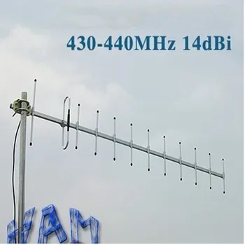 Любительское радио 435 М антенна yagi с высоким коэффициентом усиления 12 элементов 400-470 МГц ретранслятор yagi N женский UHF 430-440 МГц станция yagi aeria 433M