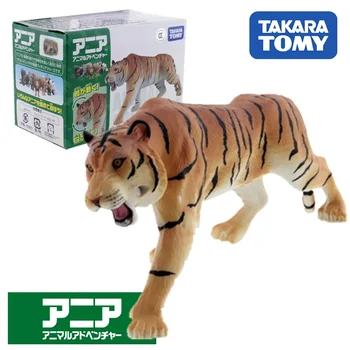 Takara Tomy tomica Ania wild animal adventure Tiger AS-30 фигурка Тигра, Литая под давлением из горячей смолы, детские игрушки, забавные куклы