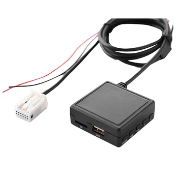 Автомобильный Bluetooth 5,0 кабельный адаптер AUX TF USB подходит для 207 307 407