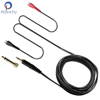 Сменный кабель Poyatu HD 450 для наушников Sennheiser HD450 II HD 450II, аудиокабель, шнуры, провод с разъемом 3,5/6,35 мм