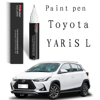 Ручка для удаления царапин на автомобиле, подходящая для Toyota YARiS L, ручка для ремонта краски, белая оригинальная автомобильная краска, модифицированное средство для удаления царапин на автомобиле
