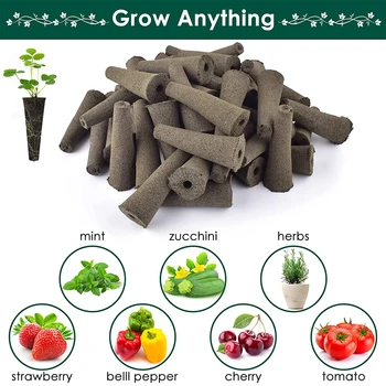 Выращивайте губки, заменяющие семенные коробочки, корень, совместимый с AeroGarden, стартовый набор для рассады, пополнение для гидропонной садовой системы
