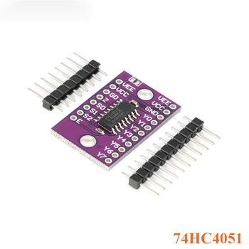 CJMCU-4051 74HC4051 8-канальный Аналоговый модуль выбора мультиплексора, распределитель мультиплексоров, преобразователь для Arduino