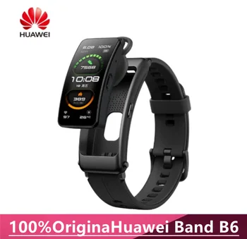 100% Huawei TalkBand B6 Умный Бизнес-браслет Bluetooth 5,2 1,53 Дюймов AMOLED Экран Kirin A1 Процессор Вызова Наушники Talk Band