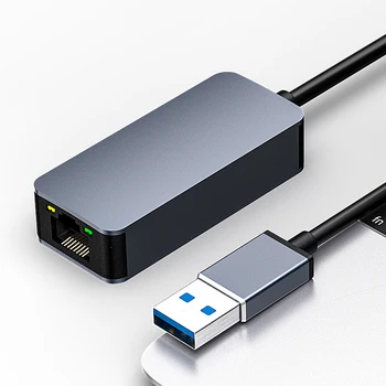 Карта USB-RJ45 Gigabit Ethernet 2,5 G Адаптер USB-Ethernet 2500 Мбит/с Высокоскоростной Бесплатный Накопитель для MacBook Pro2016/2017/2018/2019