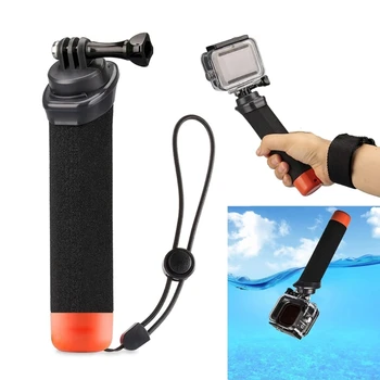 Плавающая рукоятка для экшн-камеры, нескользящая ручка с ремешком на запястье для Gopro 10 9 Прямая доставка
