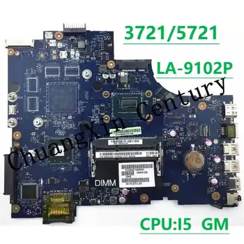 LA-9102P подходит для материнской платы ноутбука Dell Inspiron 3721 5721 CN-06006J с процессором I5, 100% протестирован и поставляется в порядке