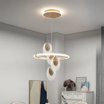 Светодиодный светильник роскошная ресторанная люстра дизайнер творческая личность гостиная простое современное искусство кухонная лампа